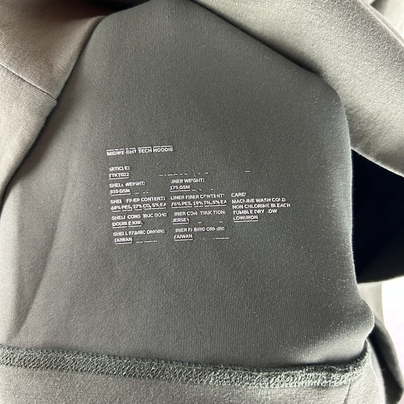 Ten Thousand Midweight Tech Hoodie Men's Size Large Full Zip Green - Picture 8 of 11